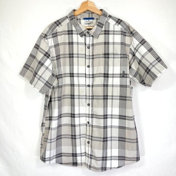 🔥3/$15🔥Columbia Men's Shirt Button Down Plaid Short Sleeve Classic Dad XL - Picture 1 of 6